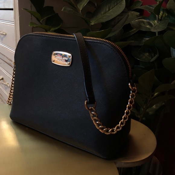 Black & gold Michael Kors crossbody purse! - Picture 1 of 3